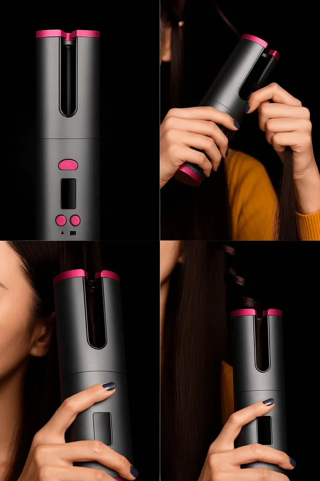 מסלסל שיער אוטומטי שעושה את העבודה עבורך