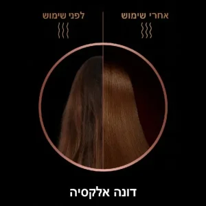 SilkTouch Pro™ – מחליק שיער קרמי לתוצאת משי (מונע חשמל סטטי ונזקי חום) תמונה 2