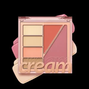 פלטת 5 ב1 לאיפור פנים - ורוד