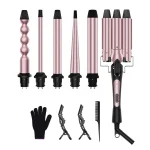 סט עיצוב שיער 6 ב-1 | מסלסל ומחליק עם ראשים מתחלפים (Multistyler 1