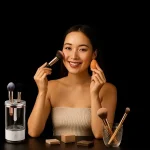 מנקה ומייבש מברשות איפור אוטומטי | סטנד לניקוי היגייני מהיר 4