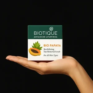 פילינג פפאיה טבעי BioGlo – לחידוש והבהרת עור הפנים תמונה 4