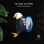 מנורת קיר LED דקורטיבית בעיצוב נשר – תאורת אווירה מודרנית לסלון ולחדר 4