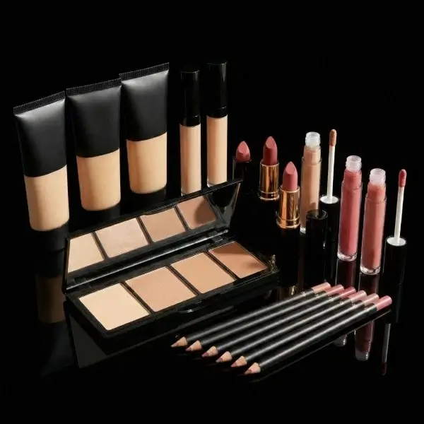 איפור פנים ושפתיים