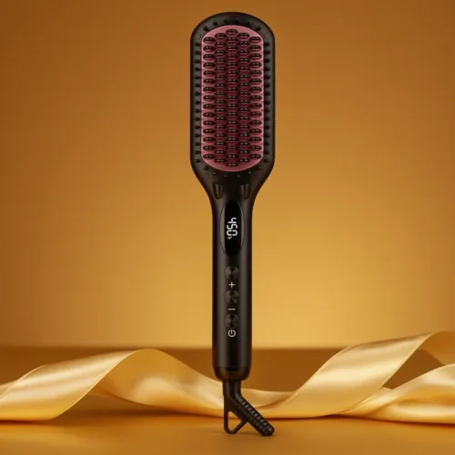 מברשת מחליקה קרמית MiroPure עם נעילת טמפרטורה אוטומטית
