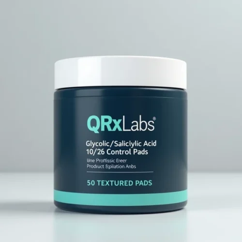 פדים QRxLabs חומצה סליצילית וגליקולית, 50 יח'