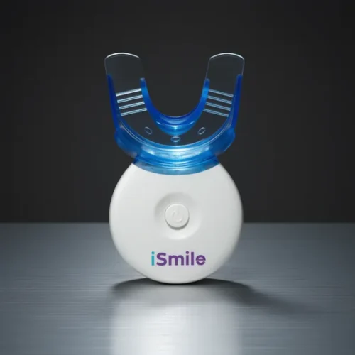 ערכת הלבנת שיניים iSmile עם מנורת LED וג'ל 35%