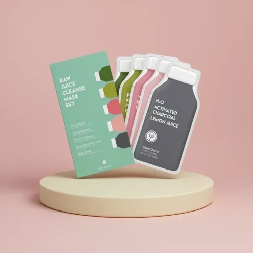 מסכות ESW Beauty Raw Juice — 5 יחידות לאנטי-אייג'ינג ולחות