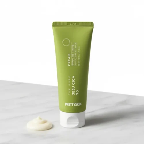 קרם PRETTYSKIN סנטלה 70% מג'ג'ו — עם ג'ינסנג, לא דביק