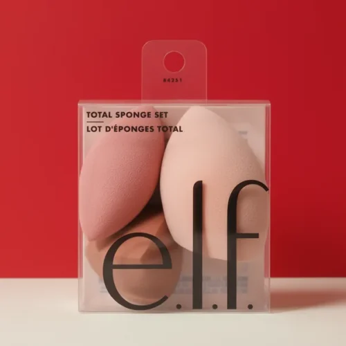 סט 3 ספוגי איפור e.l.f. – למייקאפ, קונסילר וקונטור