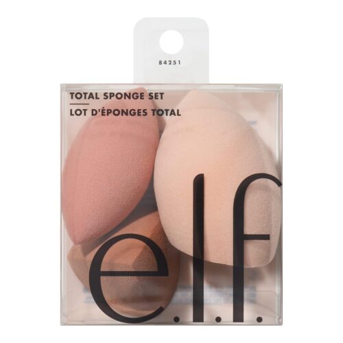 סט 3 ספוגי איפור e.l.f. – למייקאפ, קונסילר וקונטור