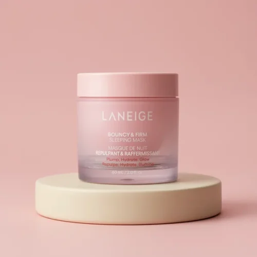 מסכת פנים ללילה LANEIGE Bouncy & Firm — אדמונית וקולגן