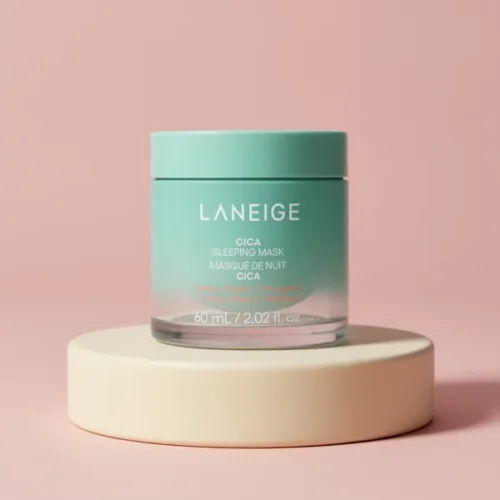 מסכת לילה LANEIGE Cica — באלם-קרם ללא בישום לעור רגיש