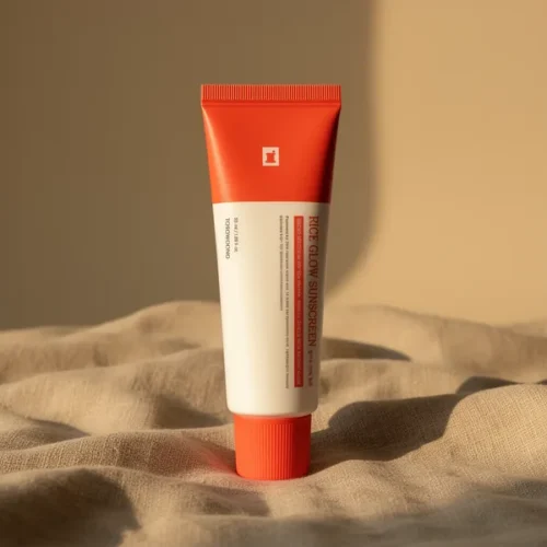 מסנן קרינה TOSOWOONG אורז SPF50+ — גימור טל עם חומצה היאלורונית