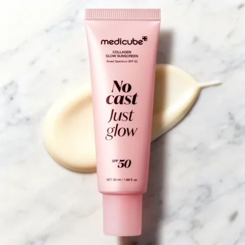 מסנן קרינה medicube קולגן SPF 50 — עם פפטידים, ללא גוון לבן