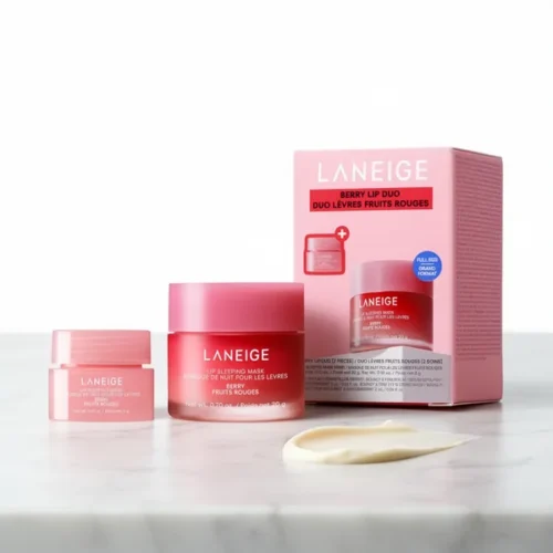 מסכת שפתיים LANEIGE ברי — מארז דואו עם גודל נסיעה