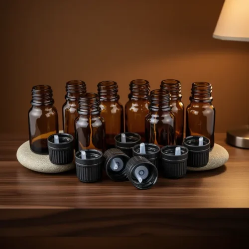 שמן אתרי Amber Glass Bottles — ניחוח ענבר