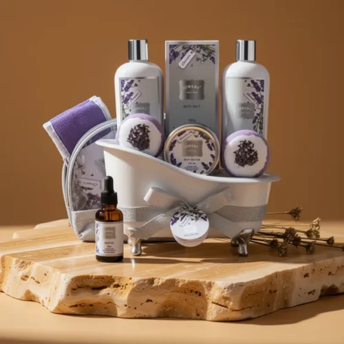 בושם Bath Gift Basket — ניחוח לבנדר ויסמין