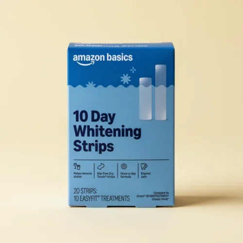 רצועות הלבנת שיניים Amazon Basics