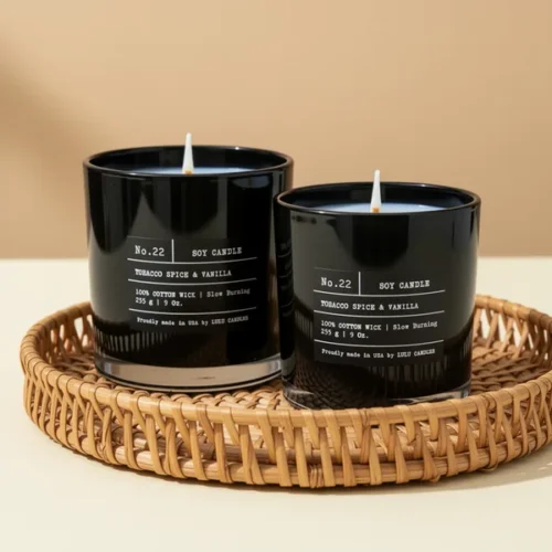 נר Lulu Candles Tobacco — ניחוח פצ'ולי וקינמון