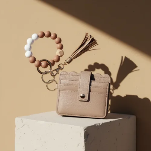 תיק יד עם רצועה Wristlet — הגנת RFID