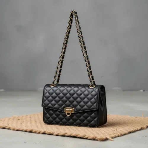 תיק צד Quilted — בינוני
