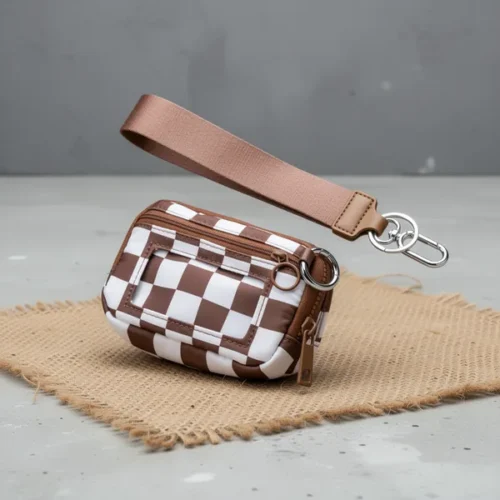 תיק יד עם רצועה Wristlet — ניילון