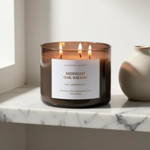 נר ריחני Midnight Oak Balsam — ניחוח אקליפטוס ופצ'ולי