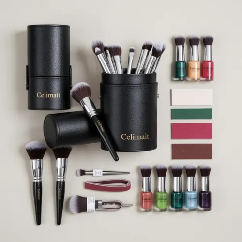 סט מברשות איפור Makeup — אלומיניום