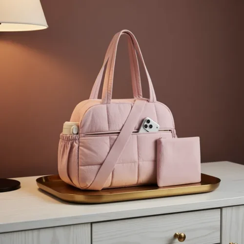 תיק ספורט BAGSMART — מידה קטנה · ורוד
