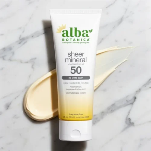קרם הגנה Alba Botanica Mineral — הגנה מפני השמש