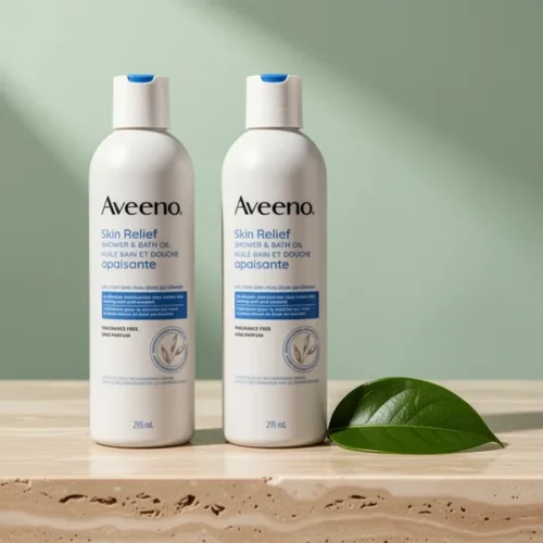 שמן אמבט Aveeno Skin Relief — 10 fl oz (כ-296 מ"ל)