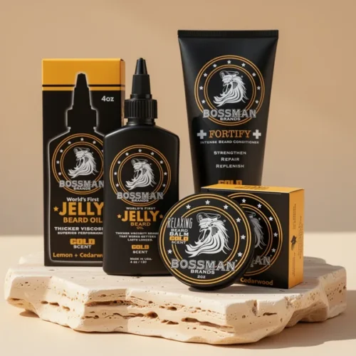 ערכת טיפוח לזקן Bossman Essentials