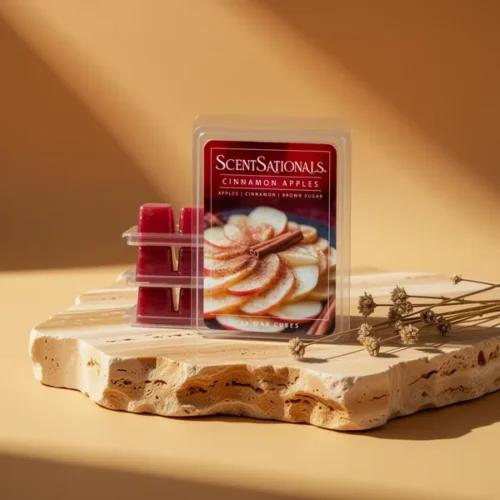 שעוות ריח ScentSationals — ניחוח קינמון ותפוח