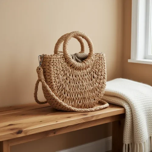 תיק טוט מקש Rattan — ראטן