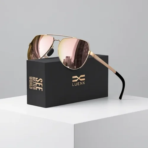 משקפי שמש Luenx Aviator — עדשות מקוטבות · UV400