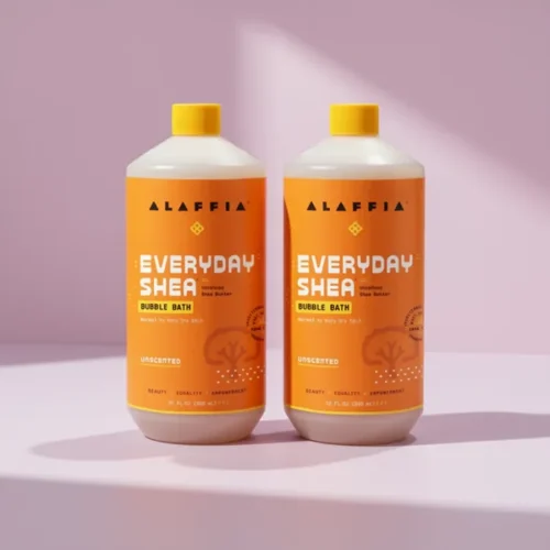 קצף אמבט Alaffia Everyday Shea — חמאת שיאה · 32 fl oz (כ-946 מ"ל)