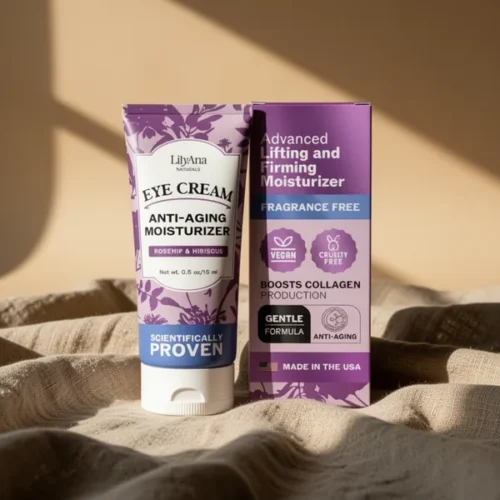 קרם עיניים LilyAna Naturals — וגאני · 0.5 fl oz (כ-15 מ"ל)