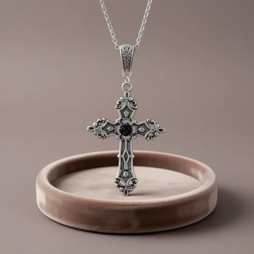 שרשרת Cross Necklace Gothic