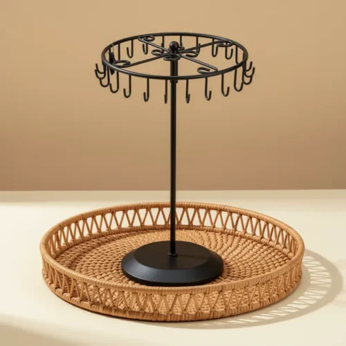 מעמד לשרשראות Rotating — שחור