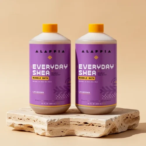 קצף אמבט Alaffia Everyday Shea — חמאת שיאה · עור יבש