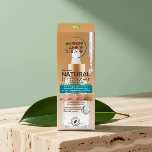ברונזר Garnier Ambre Solaire — חומצה היאלורונית
