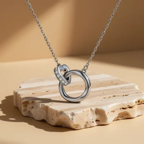 שרשרת עם תליון — גולד פילד 14K · כסף סטרלינג 925