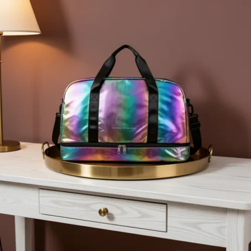 תיק דאפל Holographic Shimmering — שרוול לטרולי