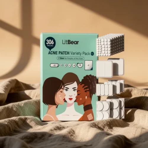 מדבקות אקנה LitBear — מידה גדולה