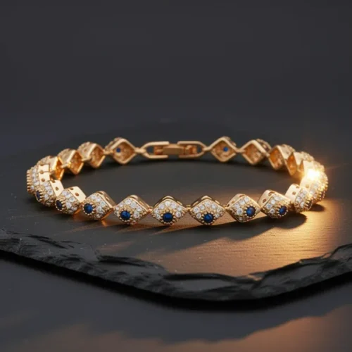צמיד טניס Richapex Diamond — ציפוי זהב 18K