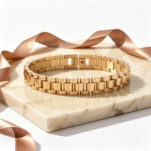 שעון PAVOI — ציפוי זהב 14K