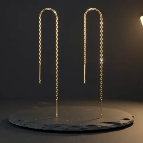 עגילים Dangle — כסף סטרלינג 925