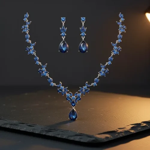סט תכשיטים Paxuan — קריסטל · סגסוגת מתכת