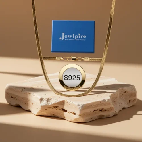 שרשרת Jewlpire — ציפוי זהב 18K · כסף סטרלינג 925